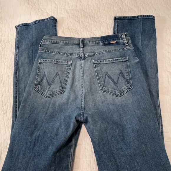 MOTHER High Waisted Smokin Double Heel - Picture 2 of 9